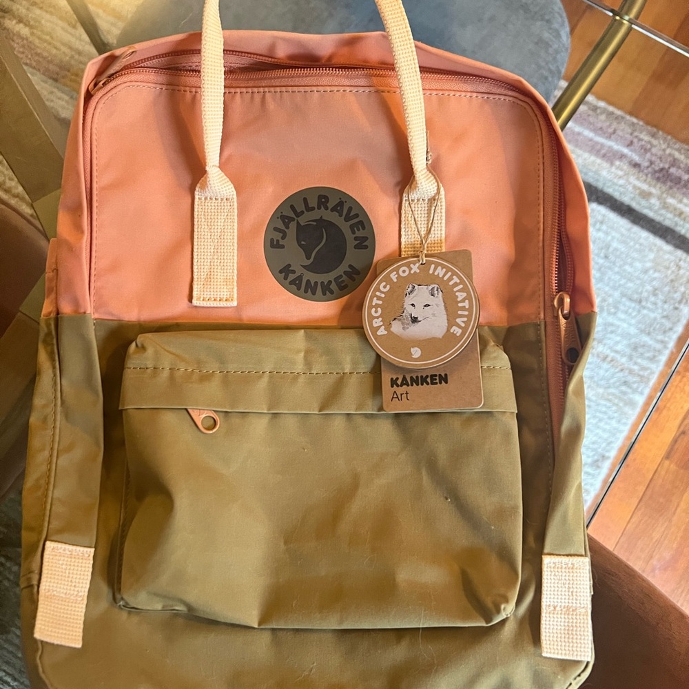 Kånken Art Backpack - Pink and Brown